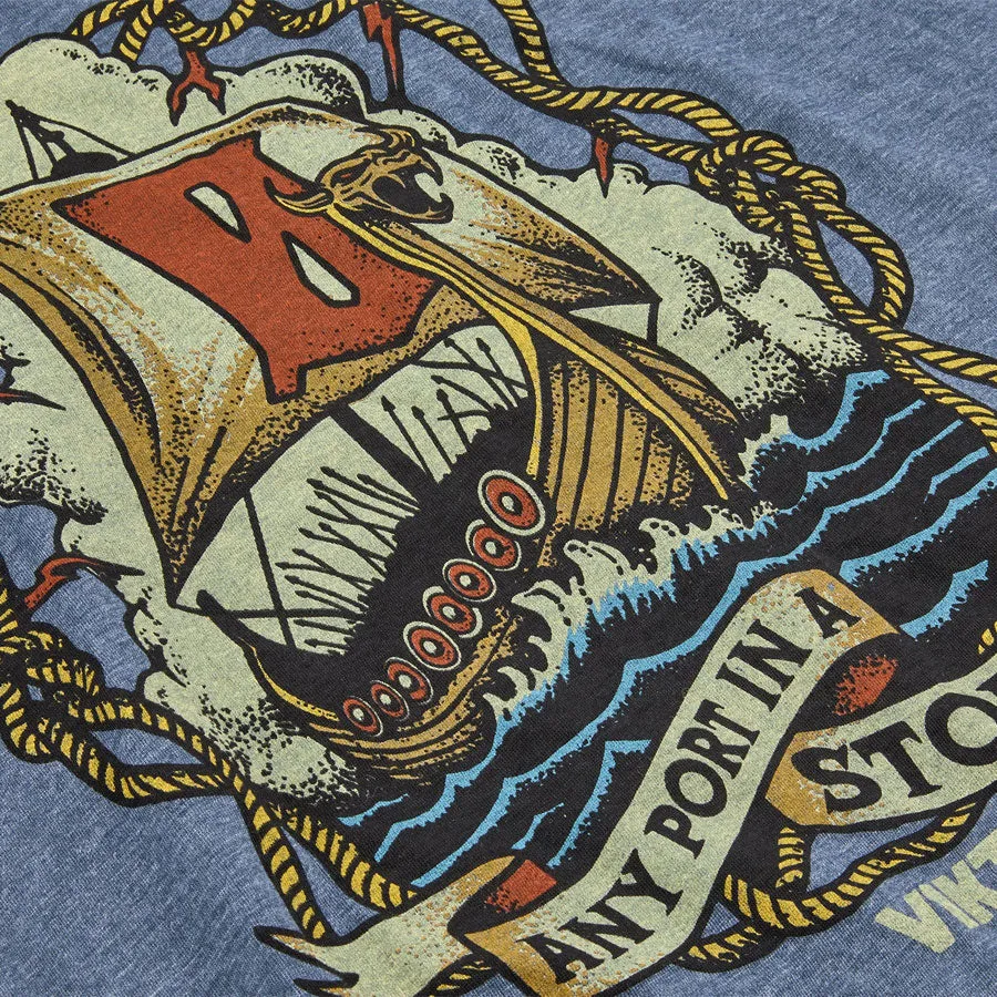 VIKTOS Any Port Tee Atlantic Heather
