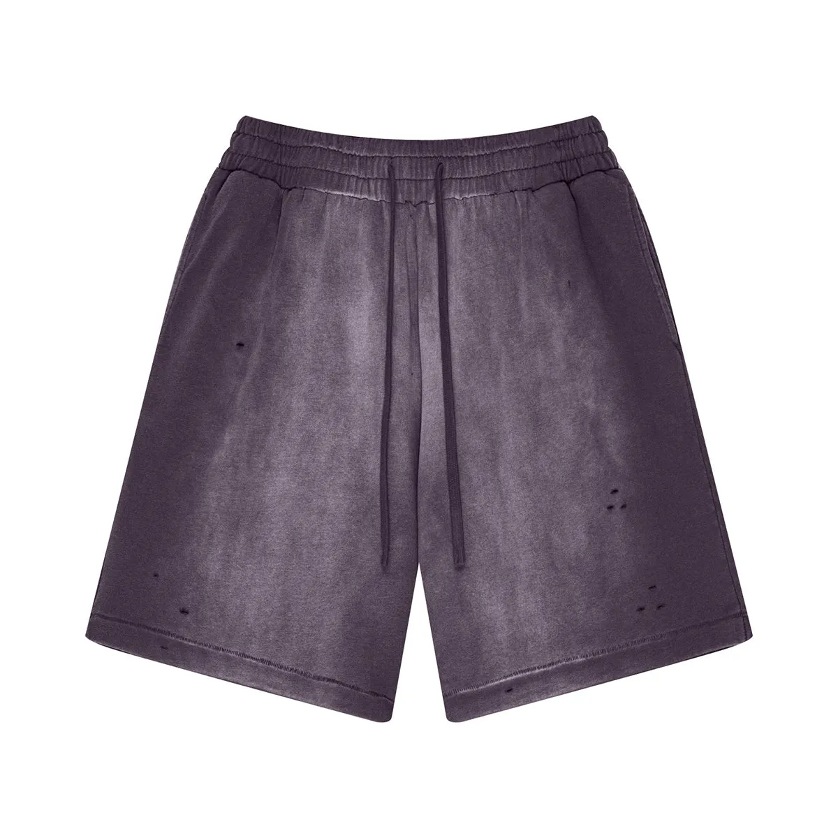 Washed Faded Distressed Shorts