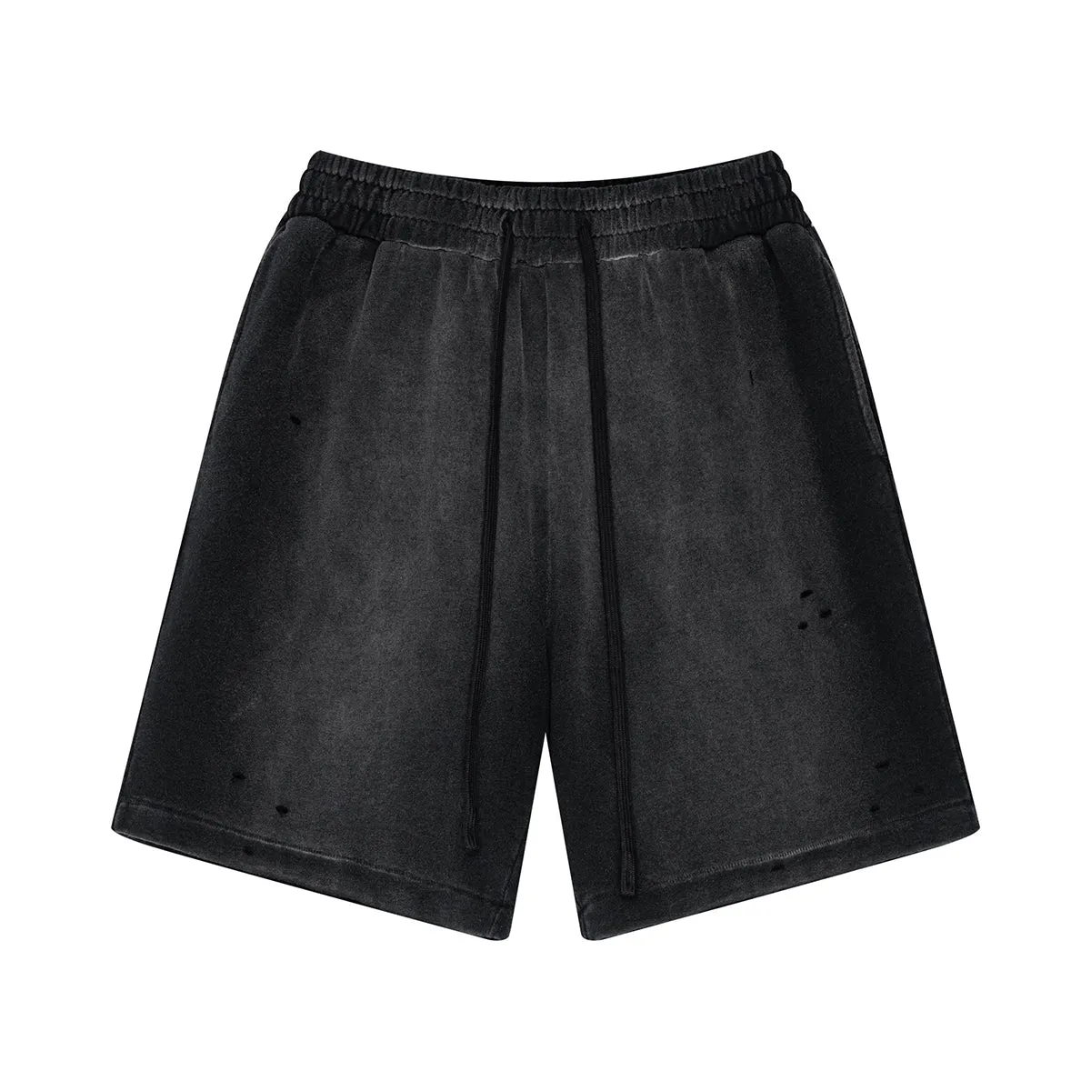 Washed Faded Distressed Shorts