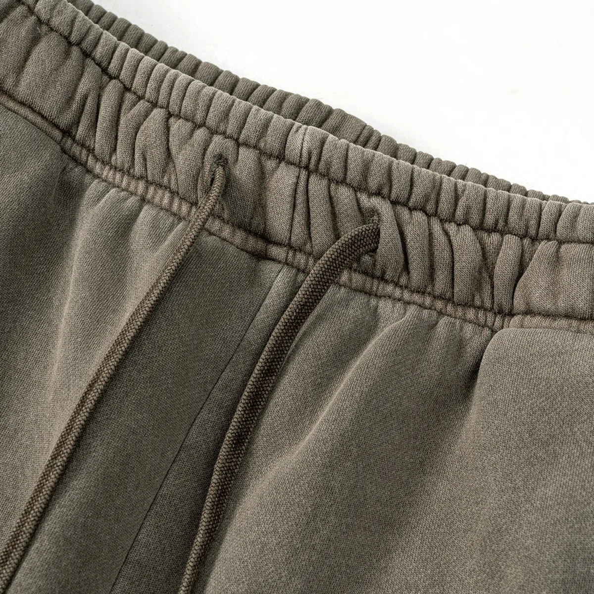 Washed Straight Leg Thick Sweatpants