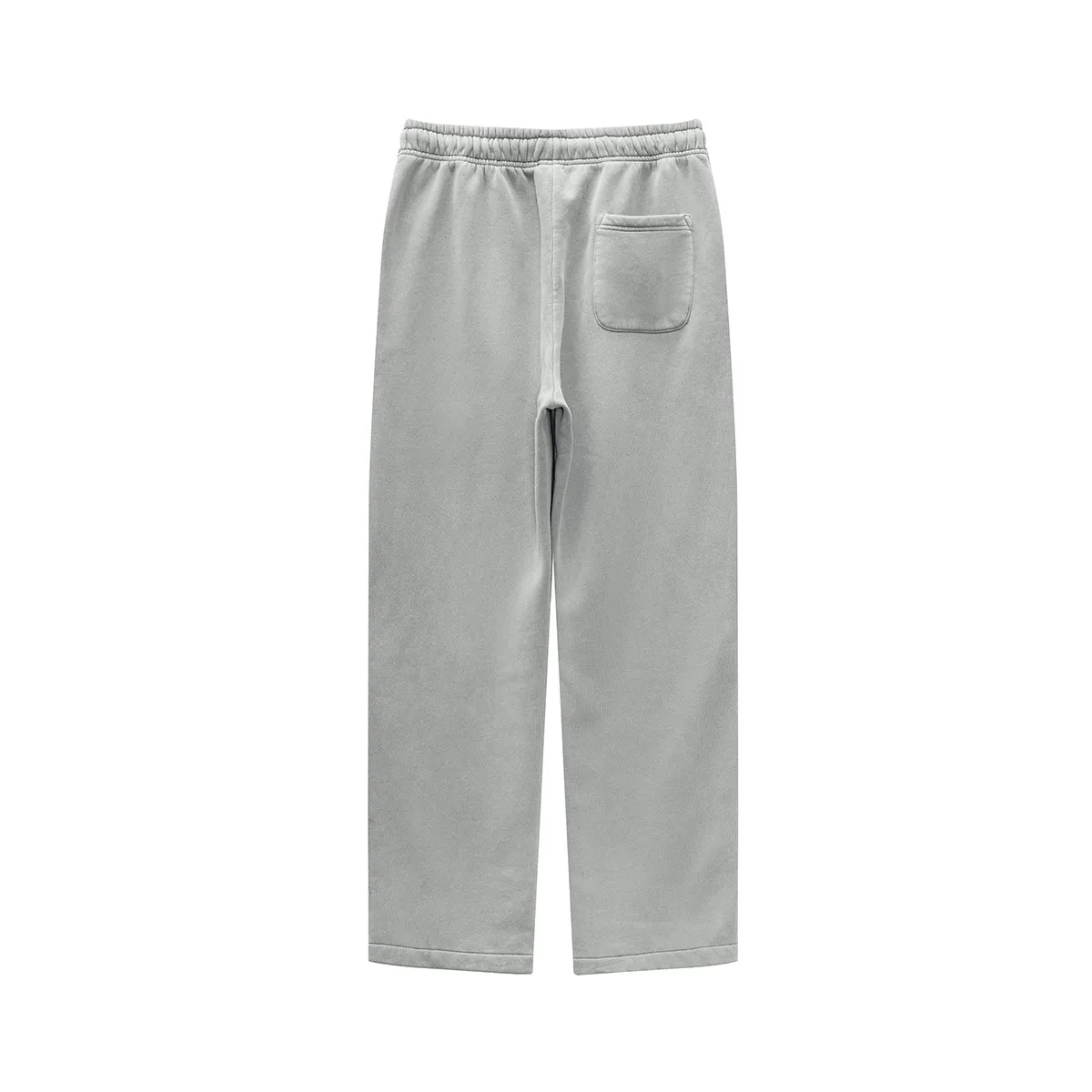 Washed Straight Leg Thick Sweatpants