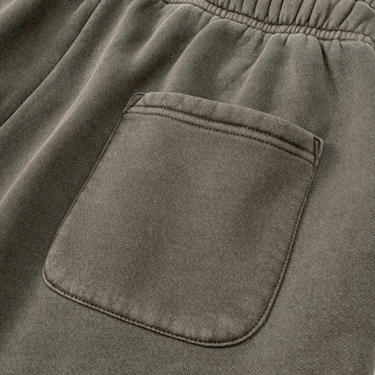 Washed Straight Leg Thick Sweatpants