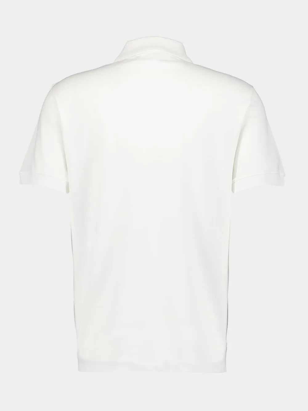 White Cotton Polo Piquet