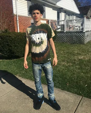 White Drippin | Camo Tie Tee