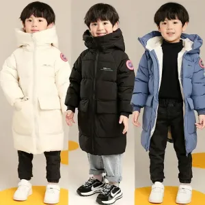 Winter Boys' Hooded Down Jacket