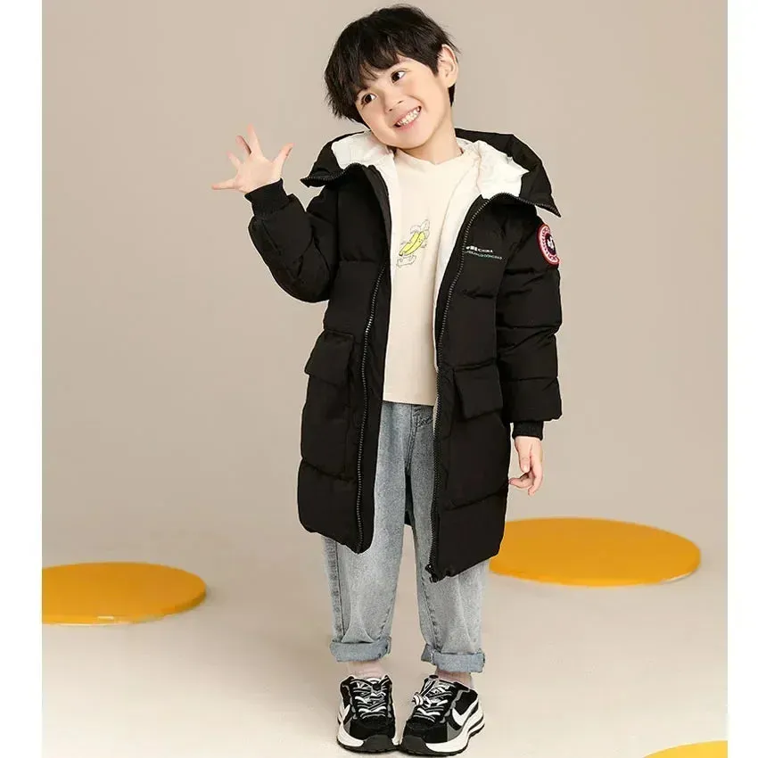 Winter Boys' Hooded Down Jacket