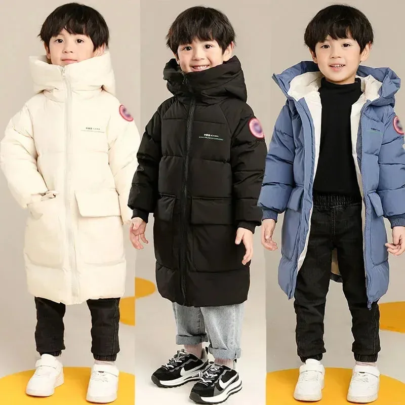 Winter Boys' Hooded Down Jacket