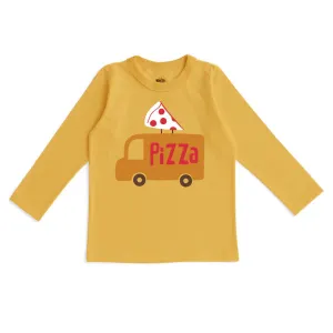 Winter Water Factory - Long-Sleeve Tee - Pizza Truck Ochre