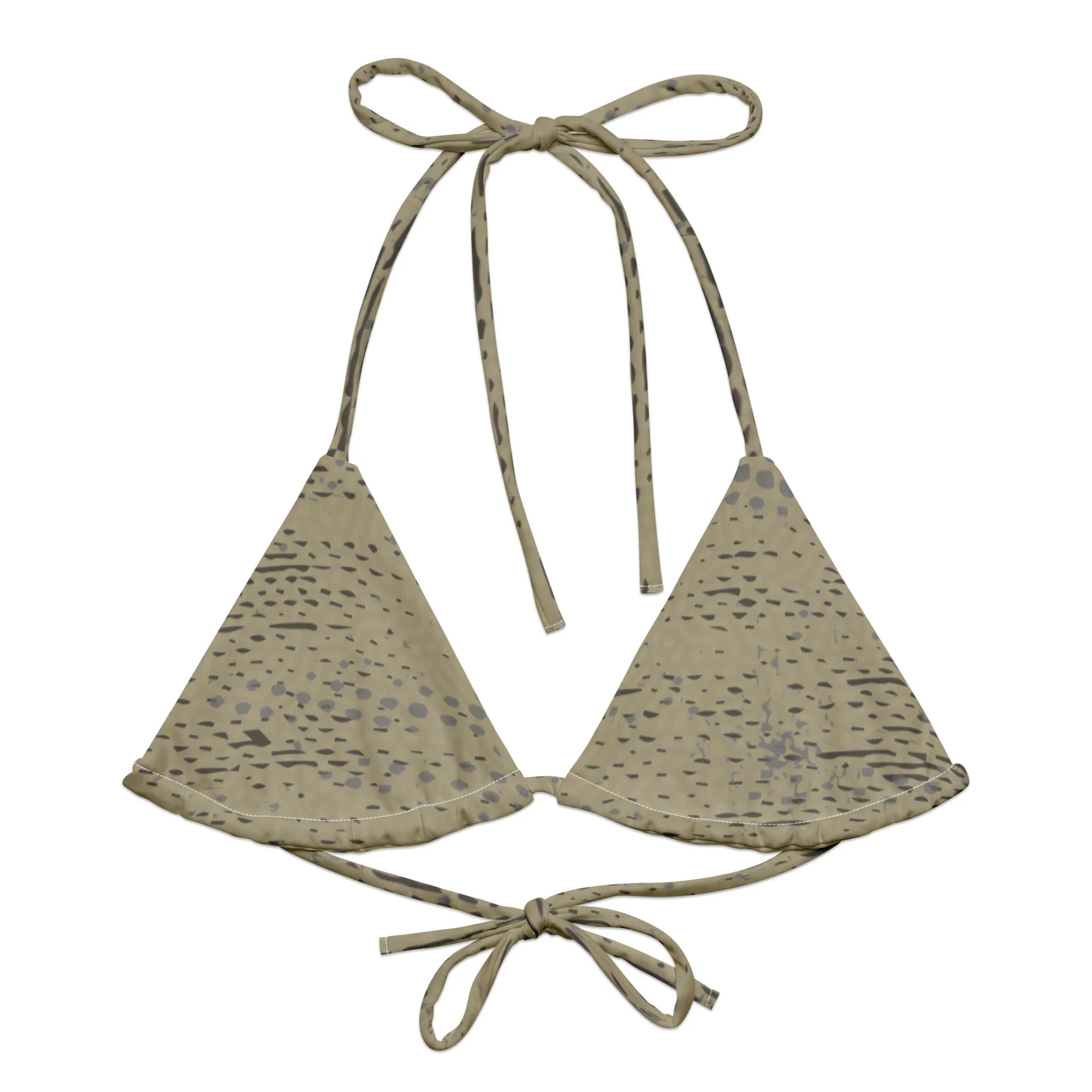 Women's ADAPT - String Bikini Top - Desert Tan | Mangrove Mud