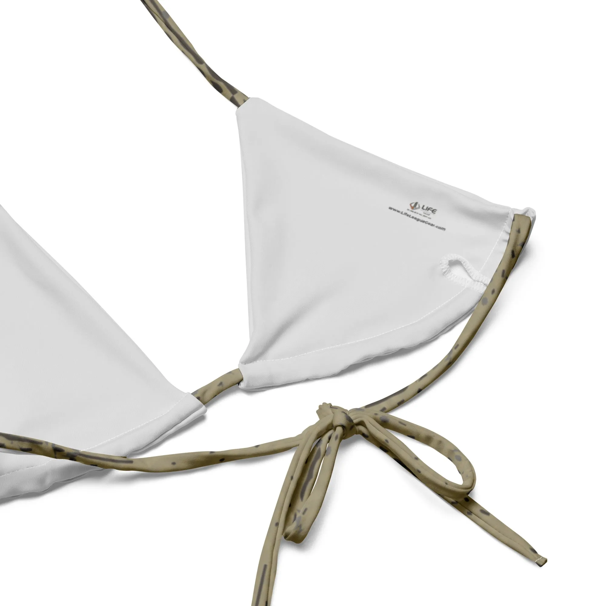 Women's ADAPT - String Bikini Top - Desert Tan | Mangrove Mud