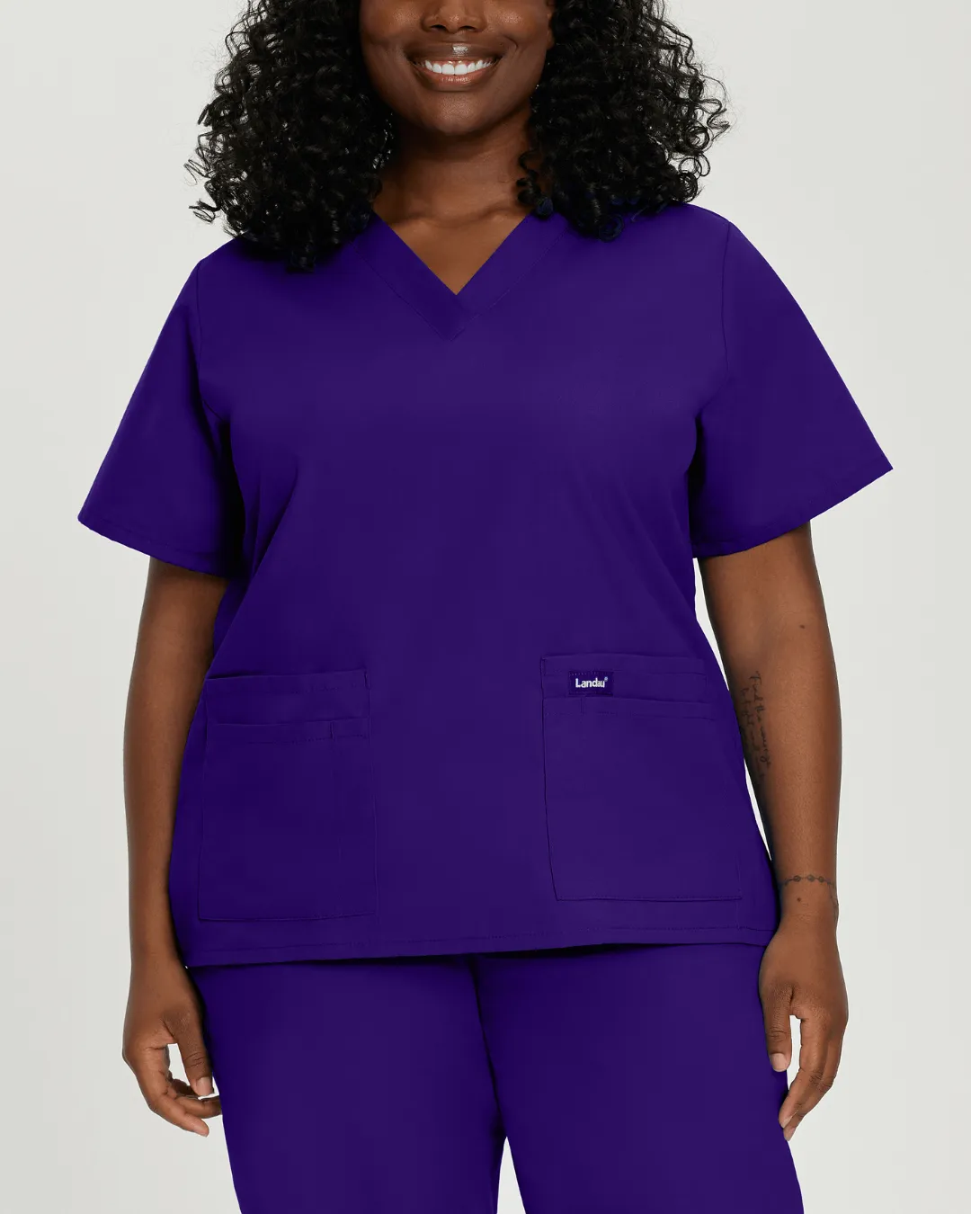 Women's Essentials Scrub Set - Grape