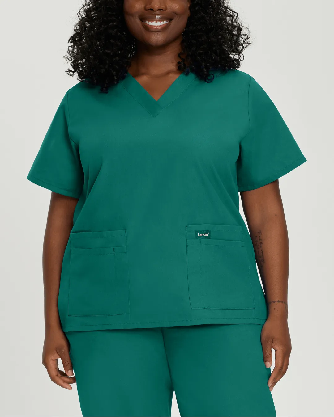 Women's Essentials Scrub Set - Hunter Green