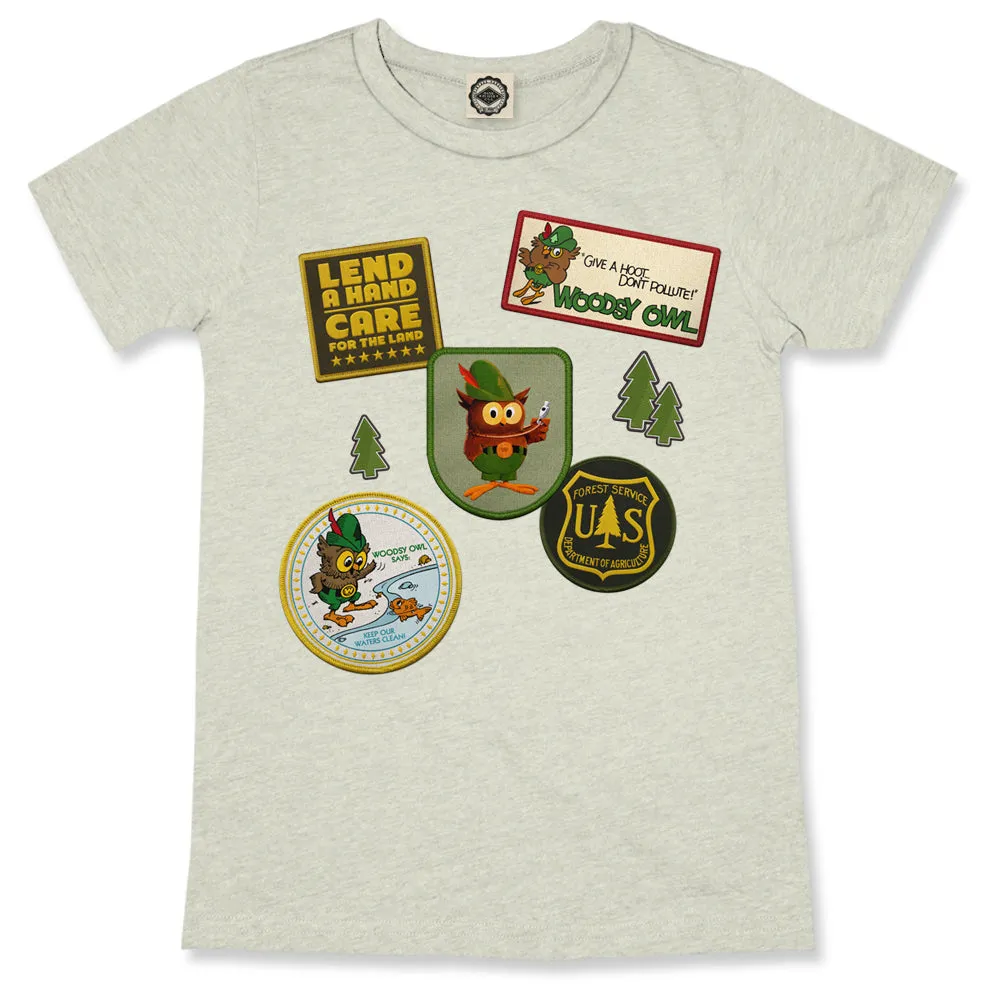 Woodsy Owl Patches Kid's Tee