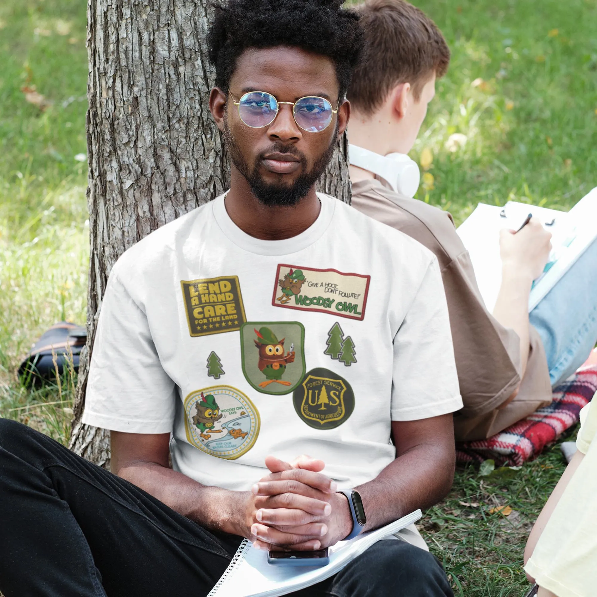 Woodsy Owl Patches Men's Tee