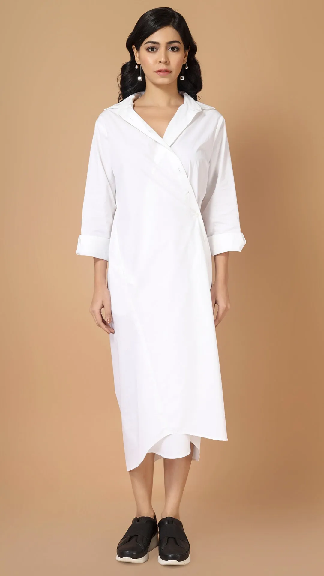 WRAP SHIRT CO-ORD SET