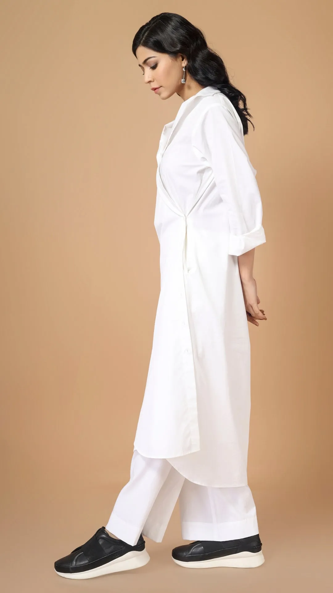 WRAP SHIRT CO-ORD SET