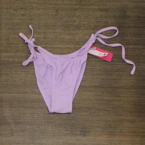 Xhilaration Juniors' Shirred Tie Side Bikini Bottom 76565378 Lavender Purple XS