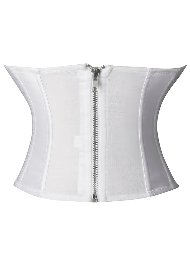 Y2K Fashion Retro Strapless Open Back Bustier Corset Crop Top