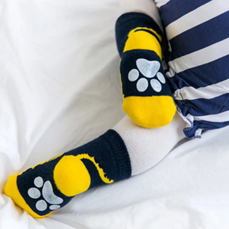 Zoo Cheetah Non-Slip Socks V1289