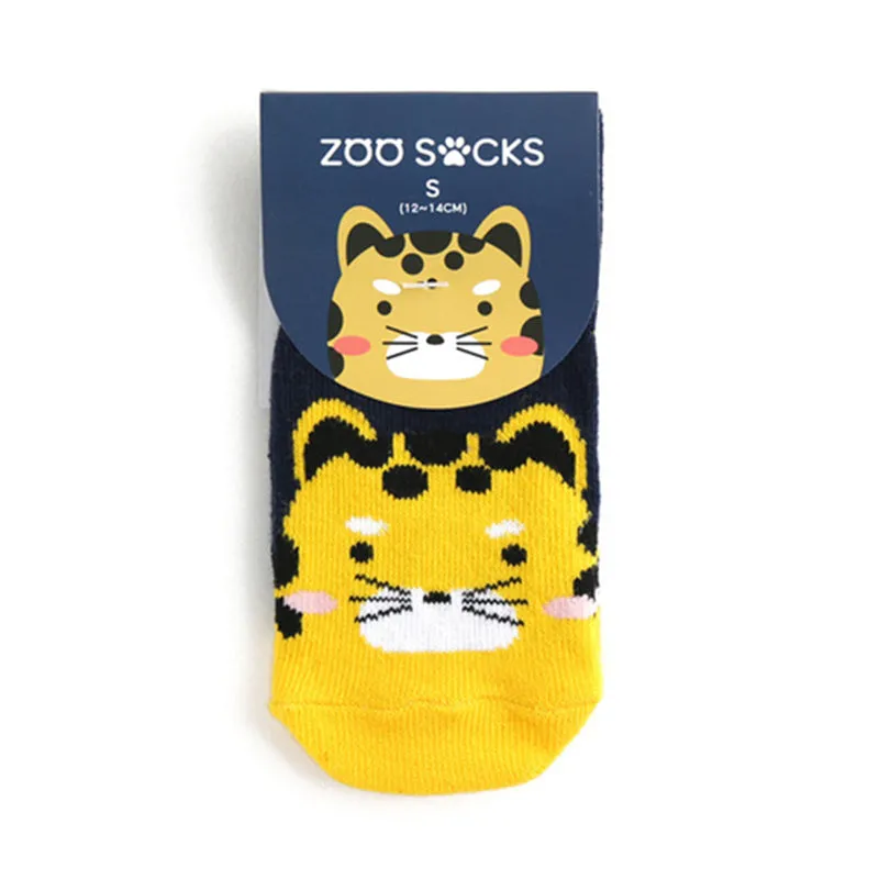 Zoo Cheetah Non-Slip Socks V1289